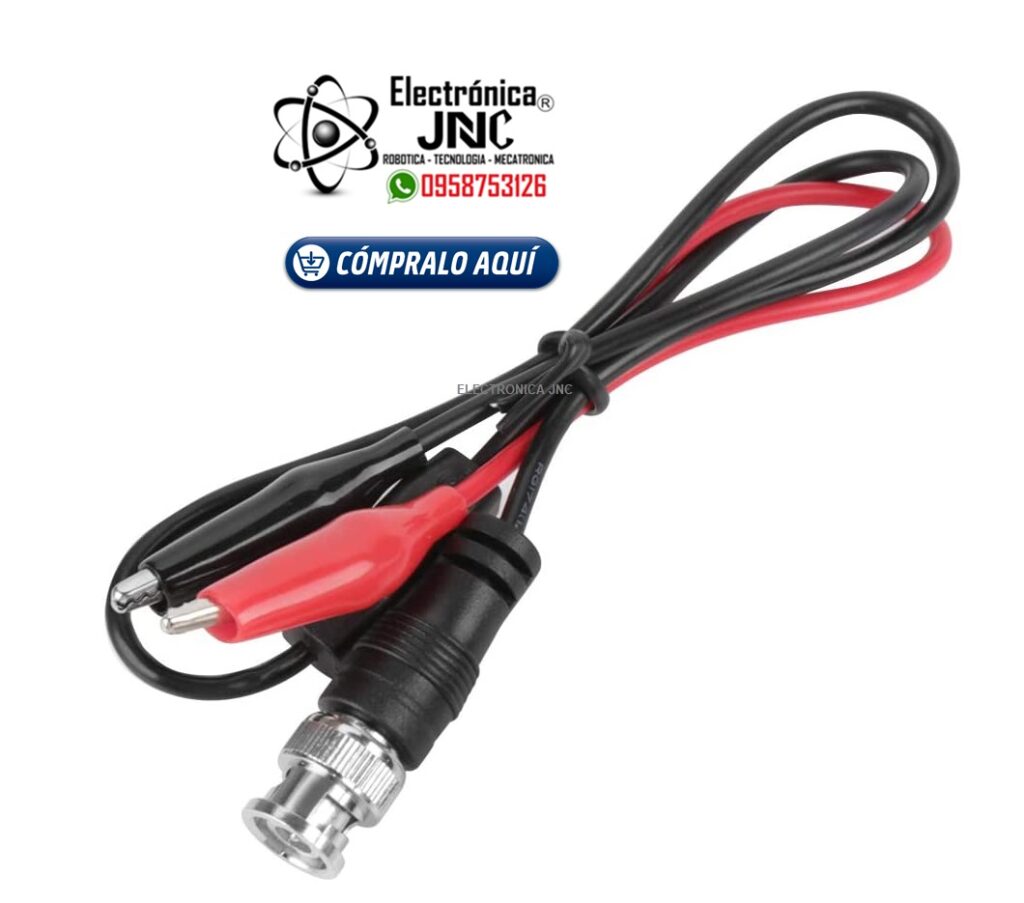 Cable Bnc Macho A2 Lagartos Punta de Osciloscopio