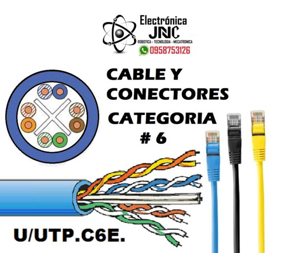 CABLE U/UTP C6E