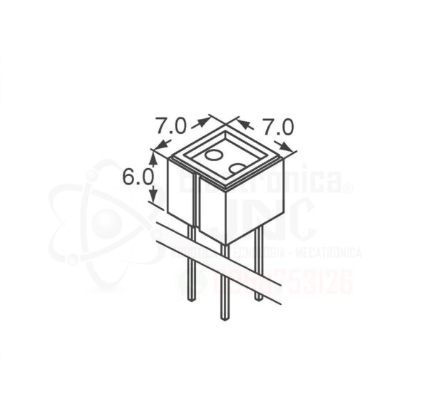 1x Sensor Cny70 Robot Seguidor Linea