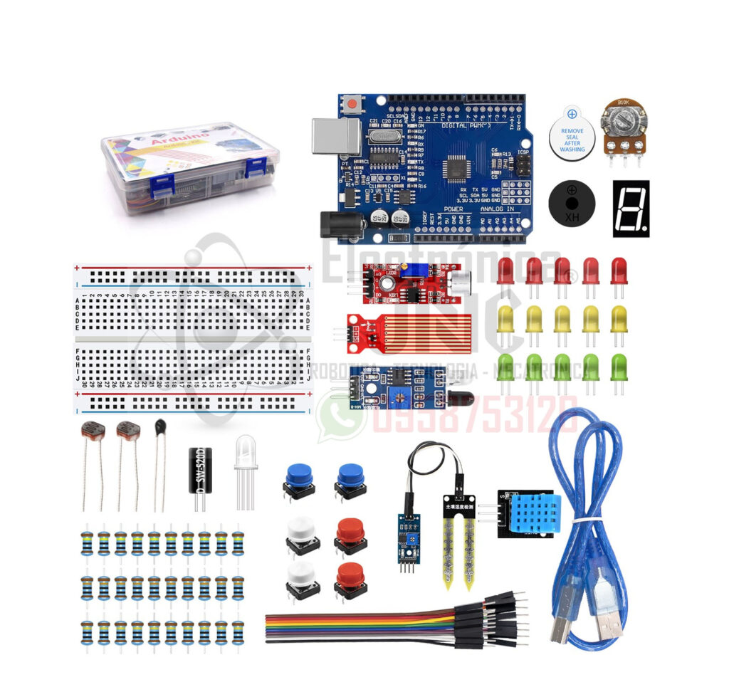 Kit Basico Modulos Sensores Para Arduino - Electronica JNC