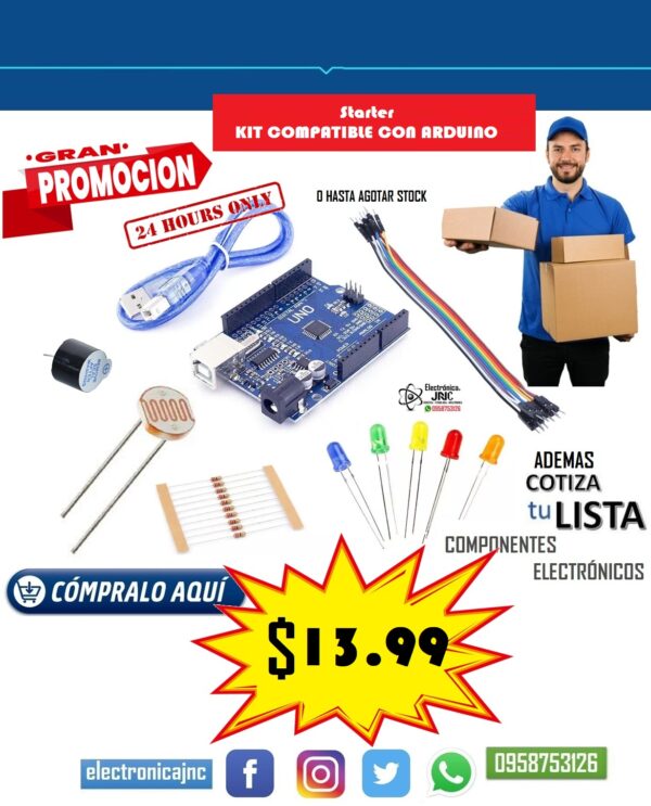 Super promoción compatible con Arduino - Electronica JNC