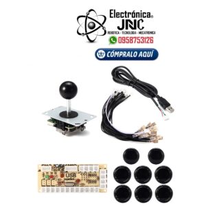Kit botón de arcade y joystick