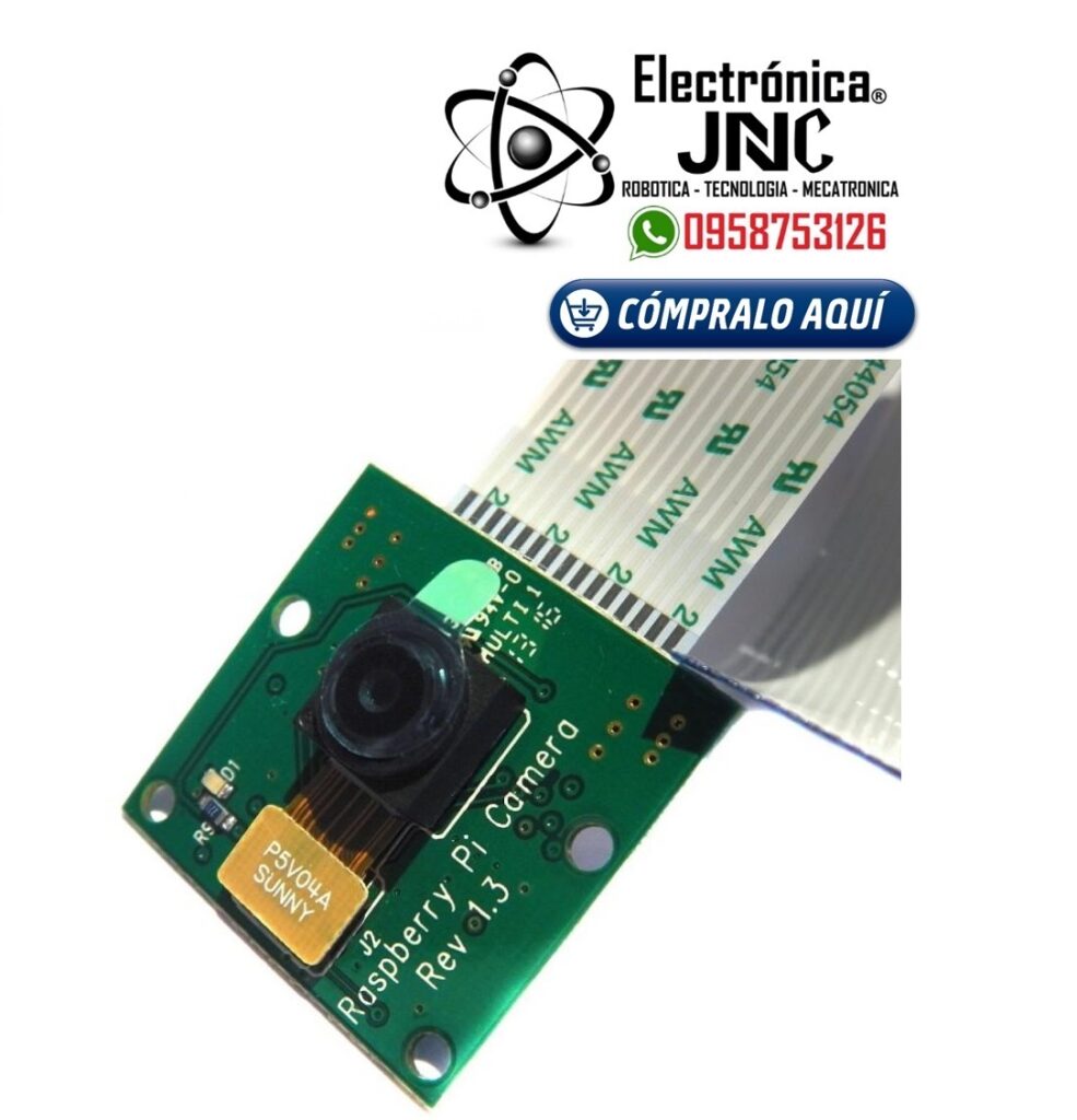 Cámara para raspberry pi 5mp pixels