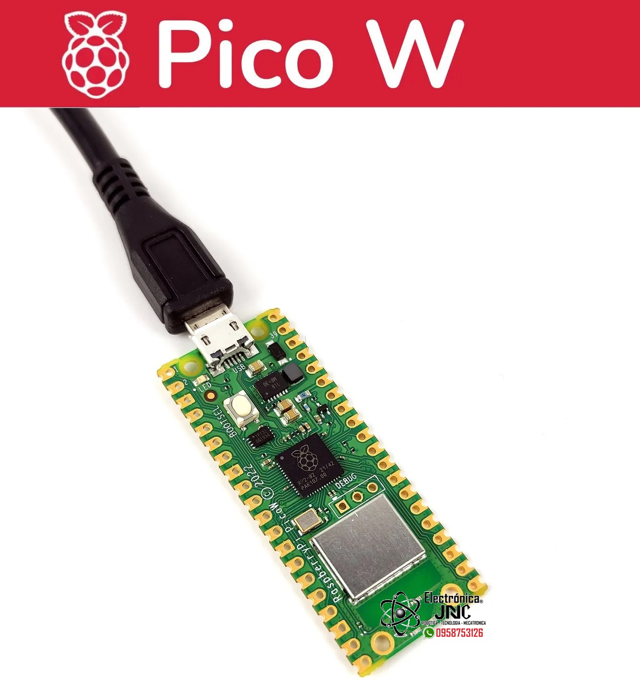 Raspberry Pi Pico W - Electronica JNC