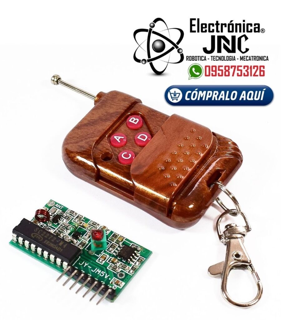 Módulo Radio Frecuencia Rf 4 Ch Receptor Y Control 315 Mhz