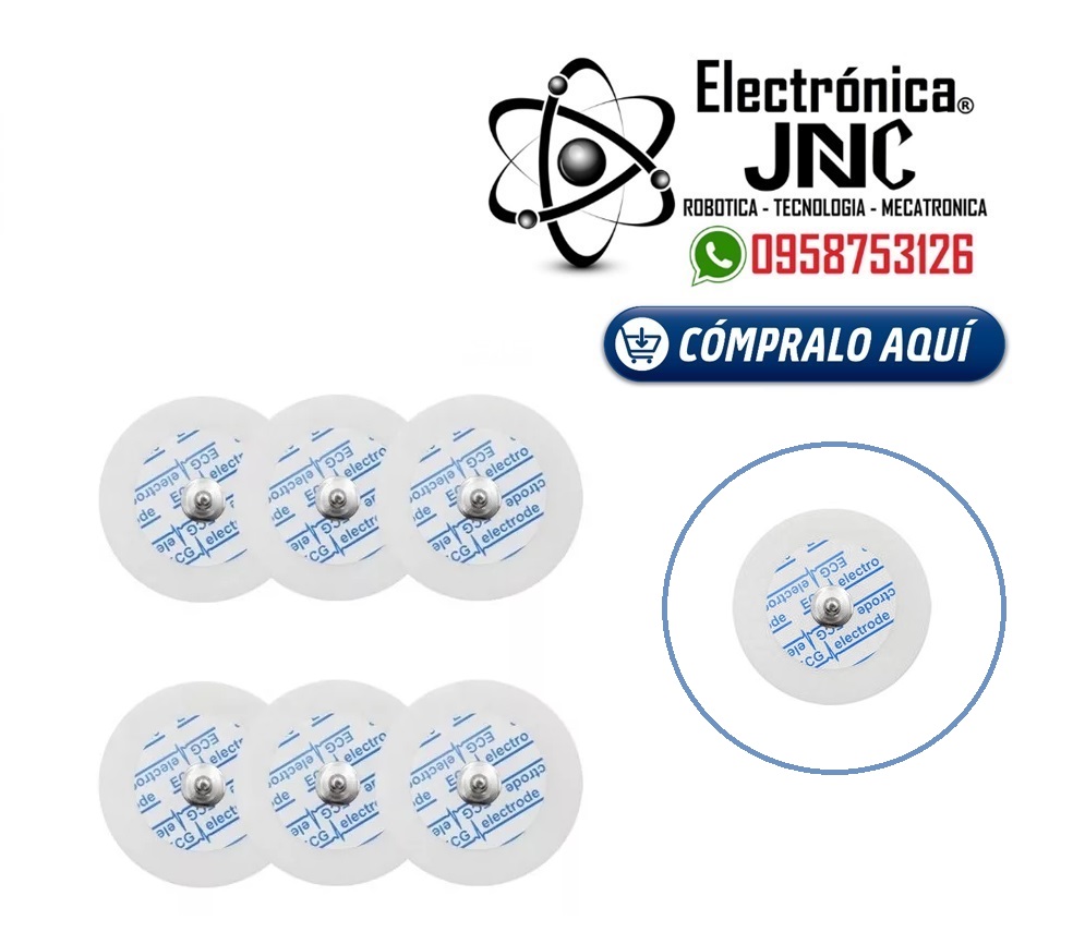 PAR de electrodos para electromiografia o electrocardiografia EMG ECG EKG