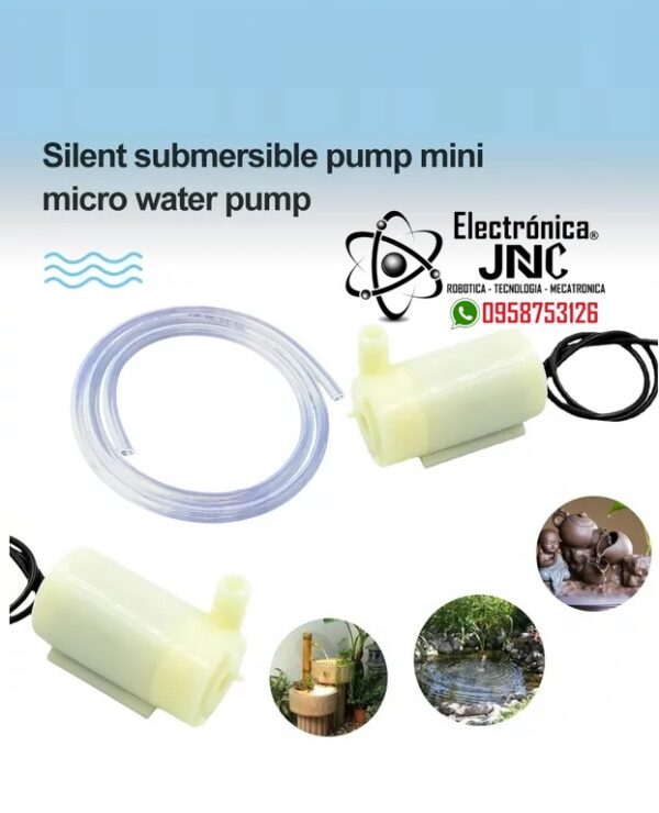 Mini Bomba De Agua Sumergible 3v-9v Acuarios Arduino