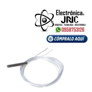 Sensor de temperatura de resistencia de platino PT100 - Sonda de temperatura - Cable de 1 metro