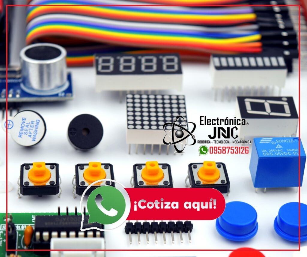 Kit completo para Arduino Uno LCD RFID motor protoboard infrarrojo