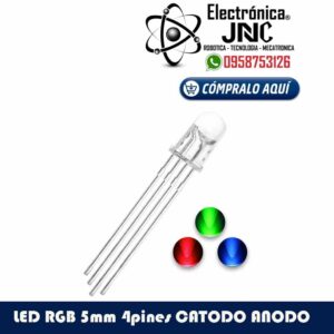 LED RGB Tricolor Cátodo y Ánodo Común