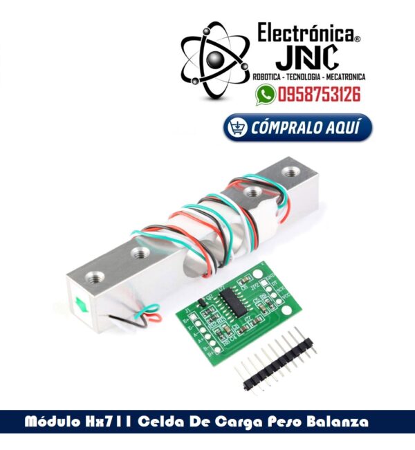 Celdas de Carga 1/5/10 kg con Modulo HX711