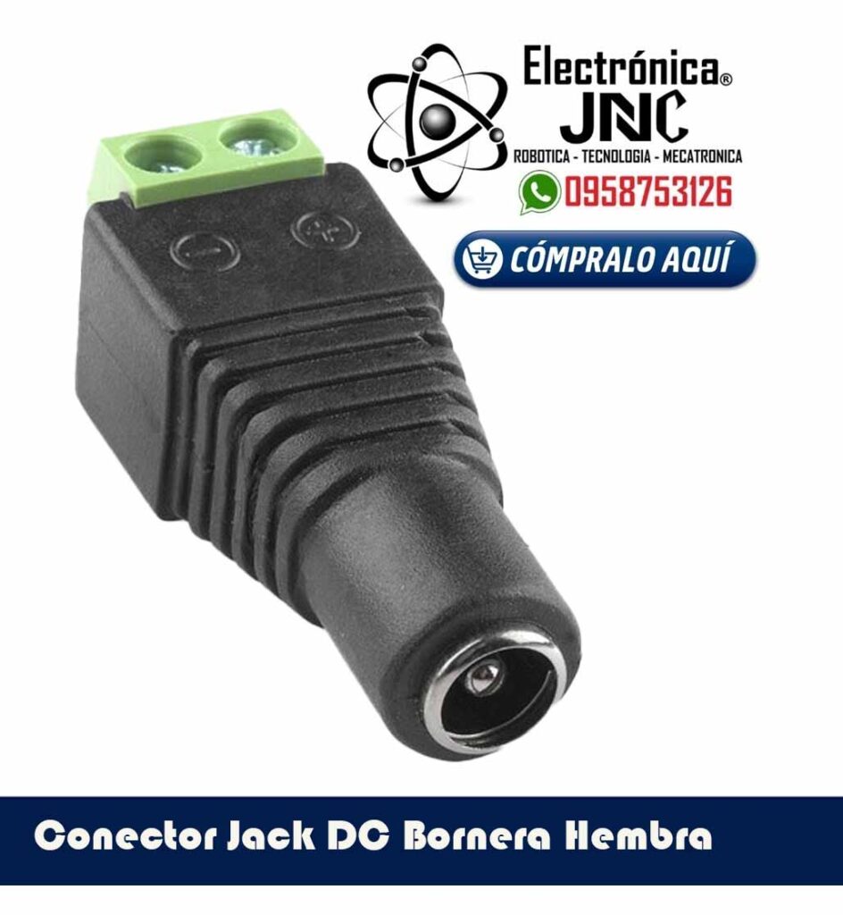 ADAPTADOR BORNERA A JACK-DC HEMBRA