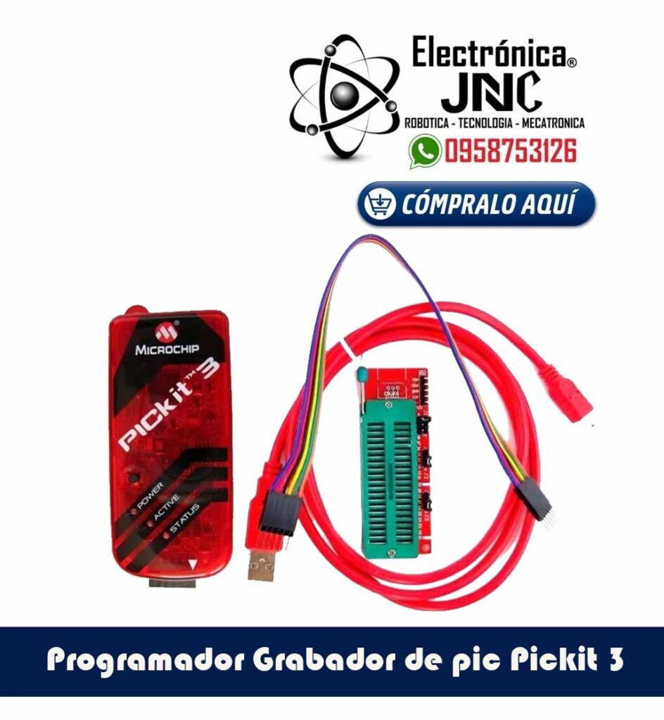 Programador Grabador de pic Pickit 3 Kit Microchip