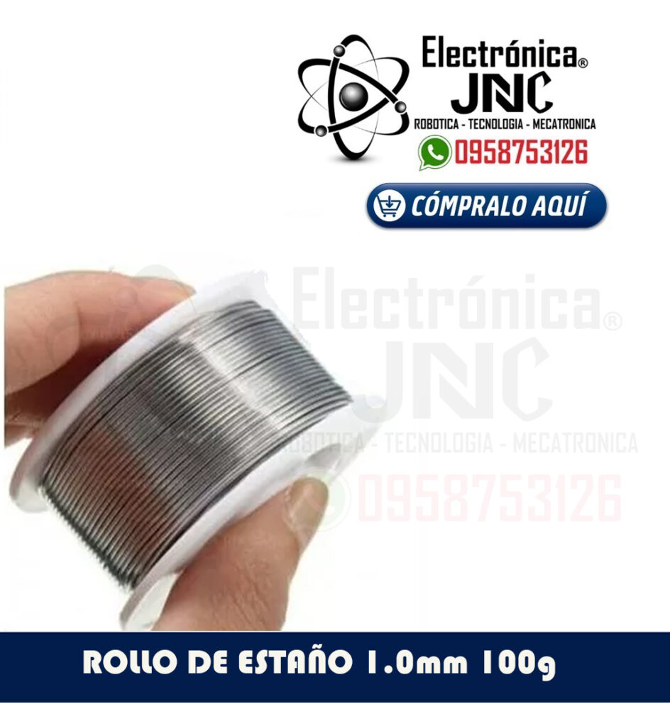 Estaño Soldadura En Rollo 1.0 mm 100g