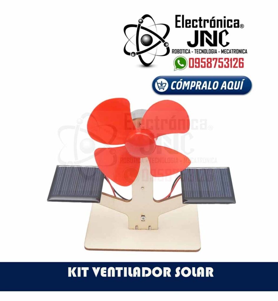 VENTILADOR SOLAR PROYECTO ESCOLAR