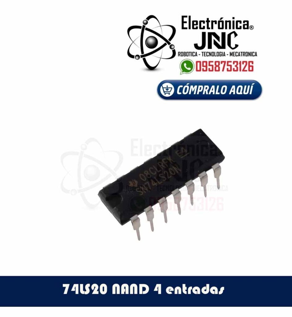74LS20 NAND 4 entradas 7420