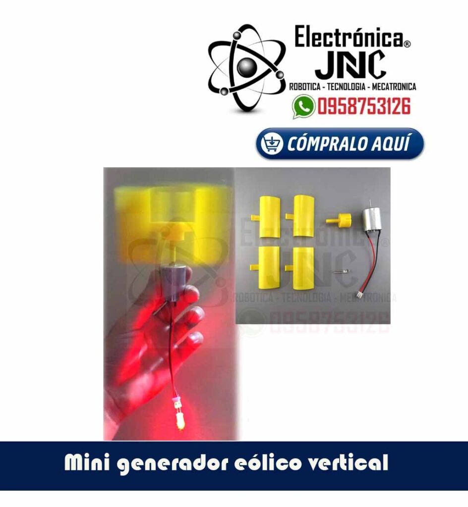 Mini generador eólico vertical