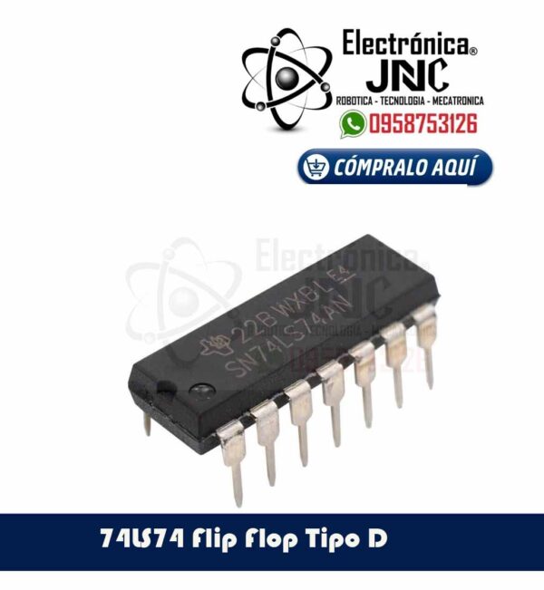 74LS74 Flip Flop Tipo D