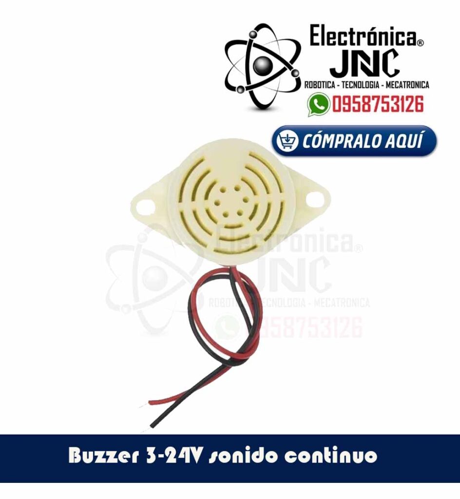 Buzzer 3-24V sonido continuo