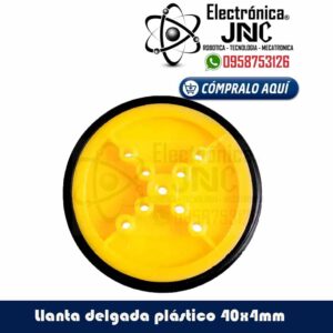 Llanta Delgada para Motorreductor TT de 40x4mm