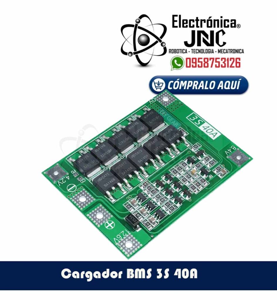 Cargador BMS 3S 40A