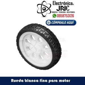 Rueda blanca fina para motor