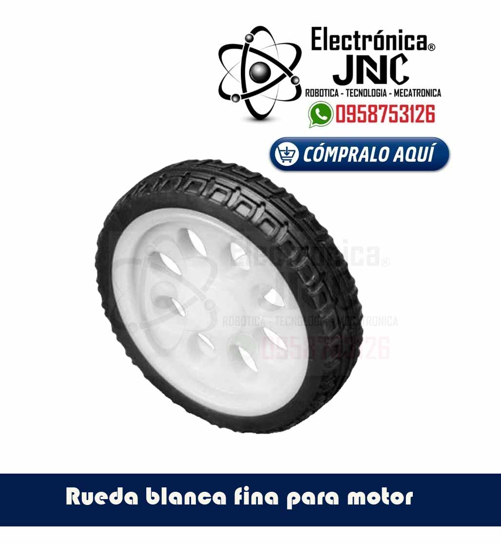 Rueda blanca fina para motor