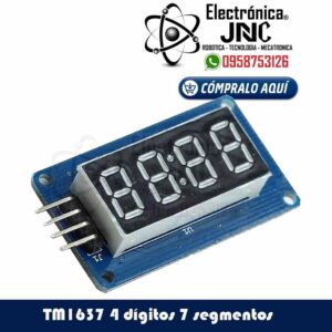 TM1637 4 dígitos 7 segmentos