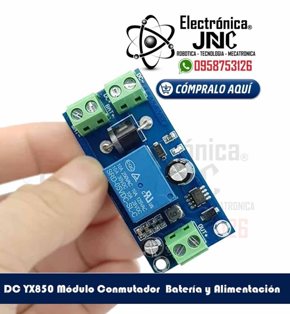 DC YX850 Módulo Conmutador de Emergencia entre Batería y Alimentación