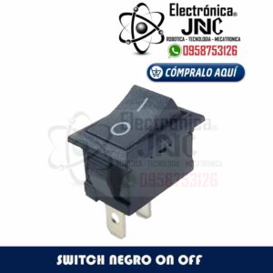 Switch interruptor negro on / of