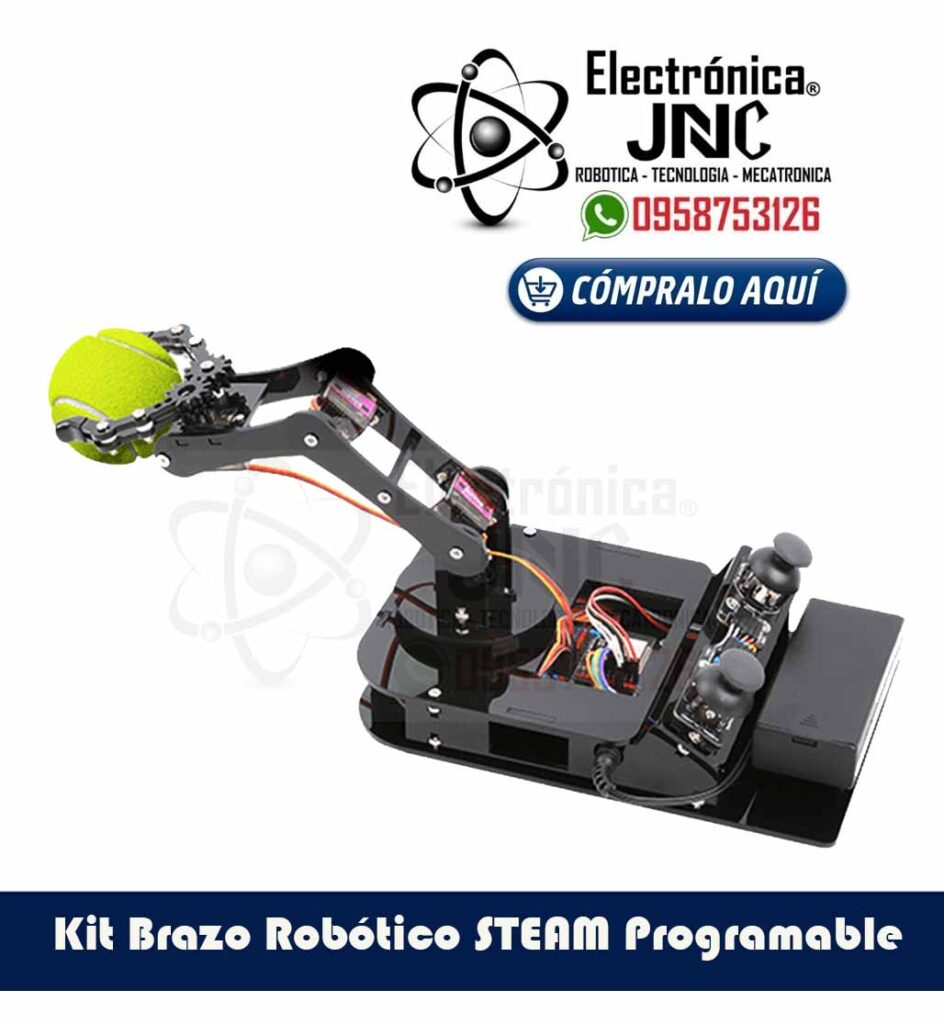 Kit Brazo Robótico STEAM Programable