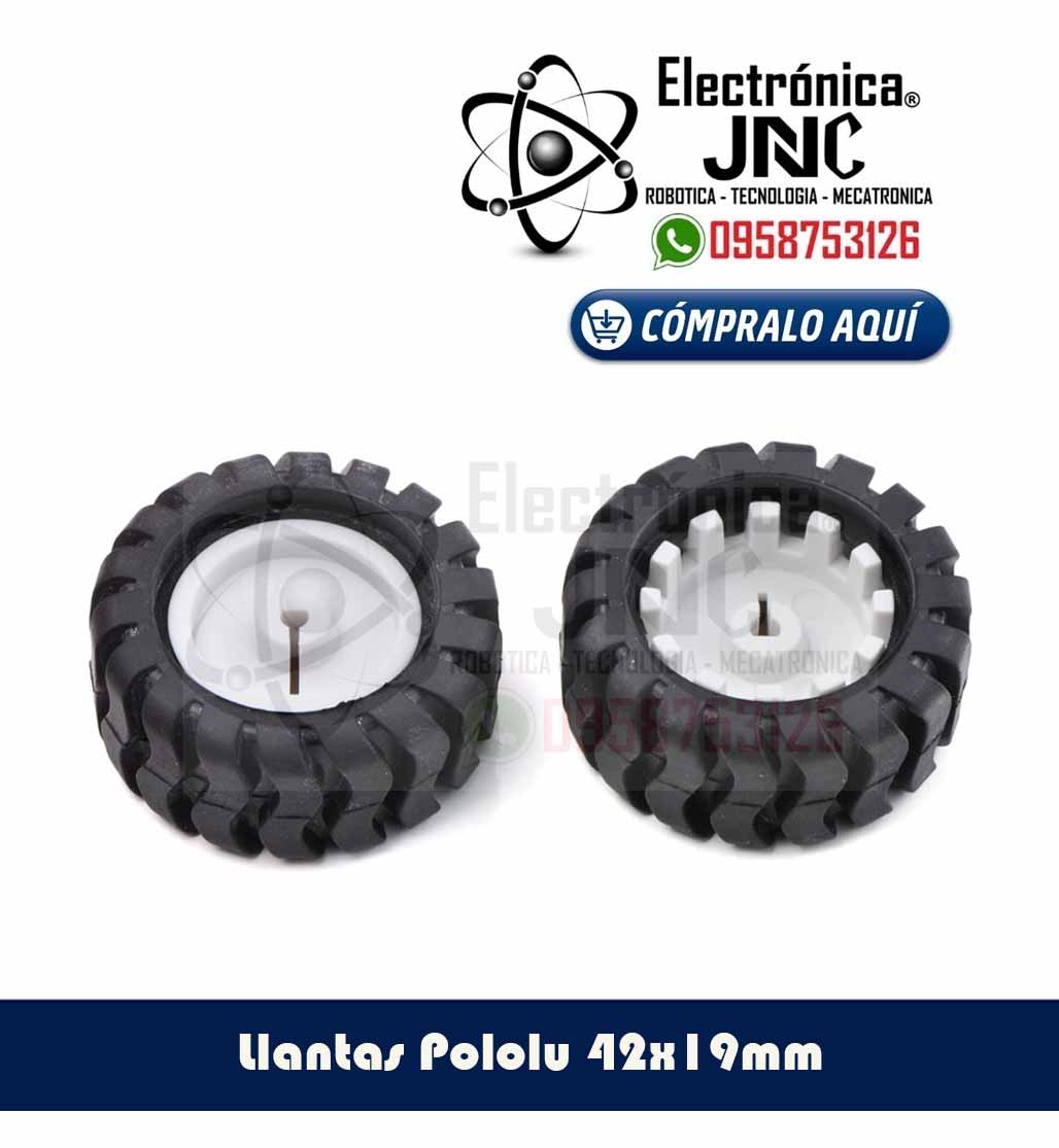 Llantas Pololu 42x19mm