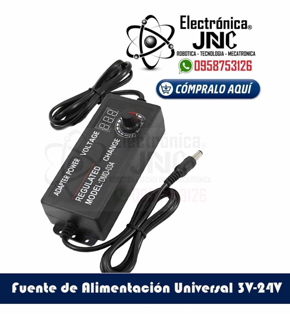 Fuente de Alimentación Universal 3V-24V