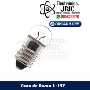 Foco bombillo de Rosca 12V Pionner