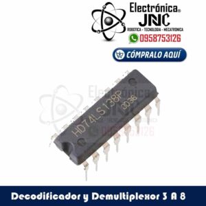 74LS138 Decodificador Demultiplexor SN74LS138N
