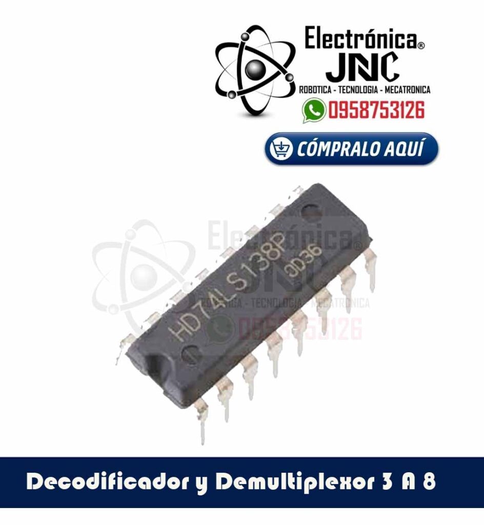 74LS138 Decodificador Demultiplexor SN74LS138N