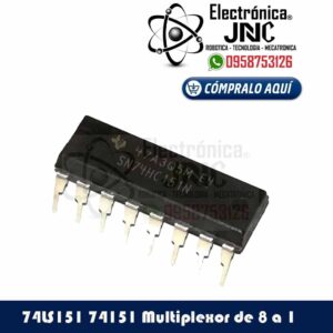 74LS151 74151 Multiplexor de 8 Entradas a 1