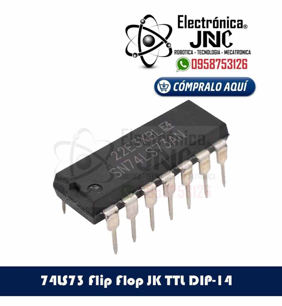 74LS73, componente, compuerta, Flip Flop, Flip Flops, JK, logica, ttl