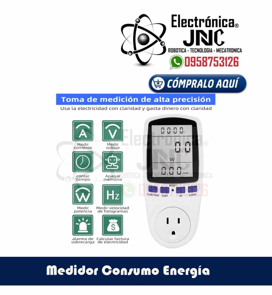 Medidor Consumo Energia Electrica Vatimetro Contador