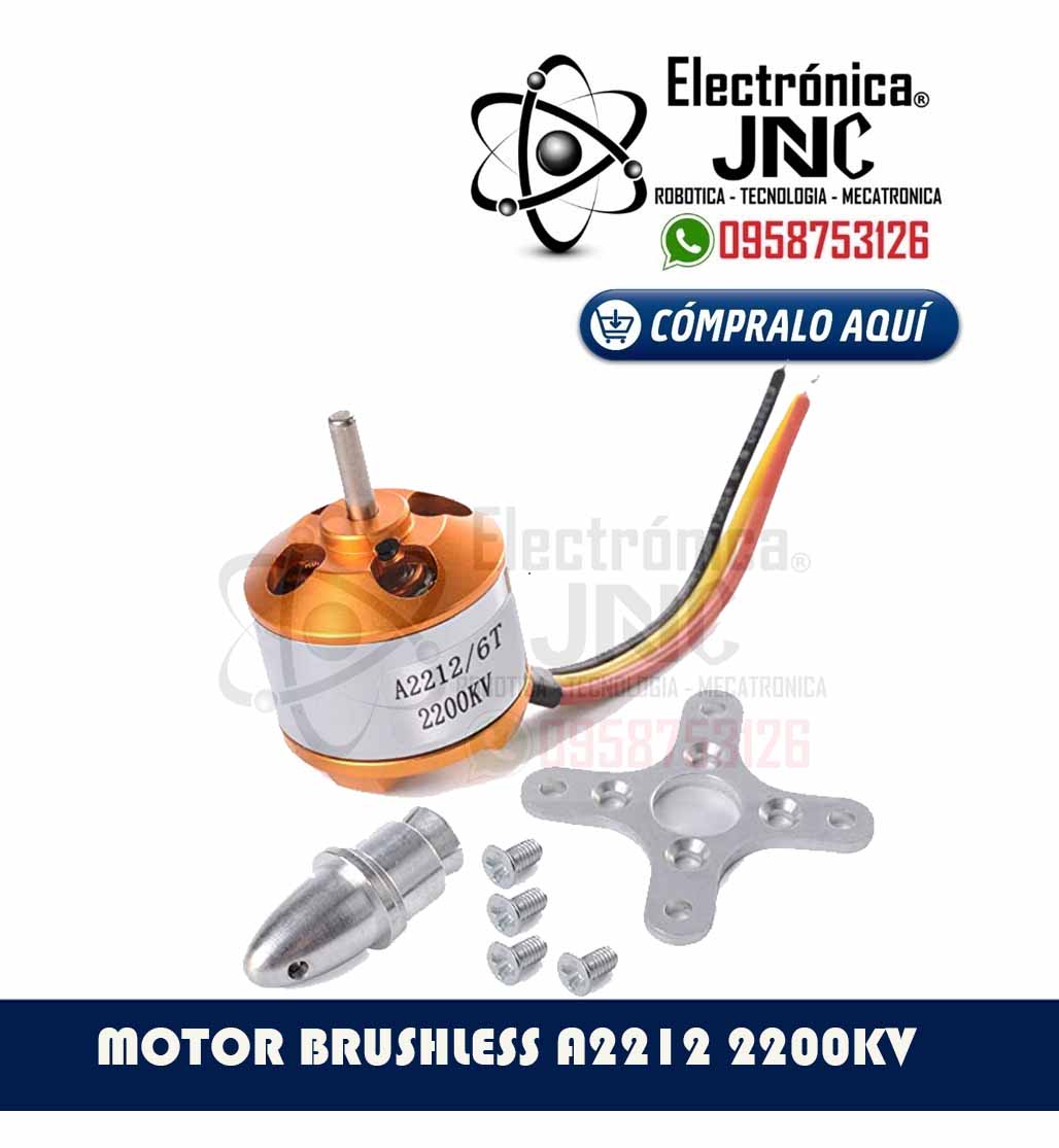 Motores Brushless A2212 KV1400 / KV2200