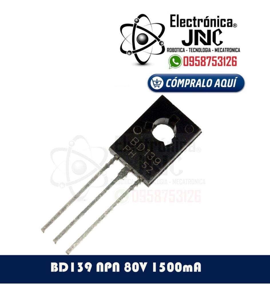 BD139 NPN 80V 1500mA