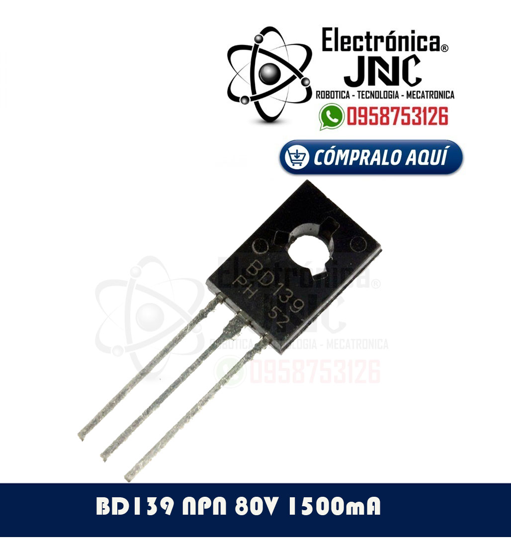BD139 NPN 80V 1500mA