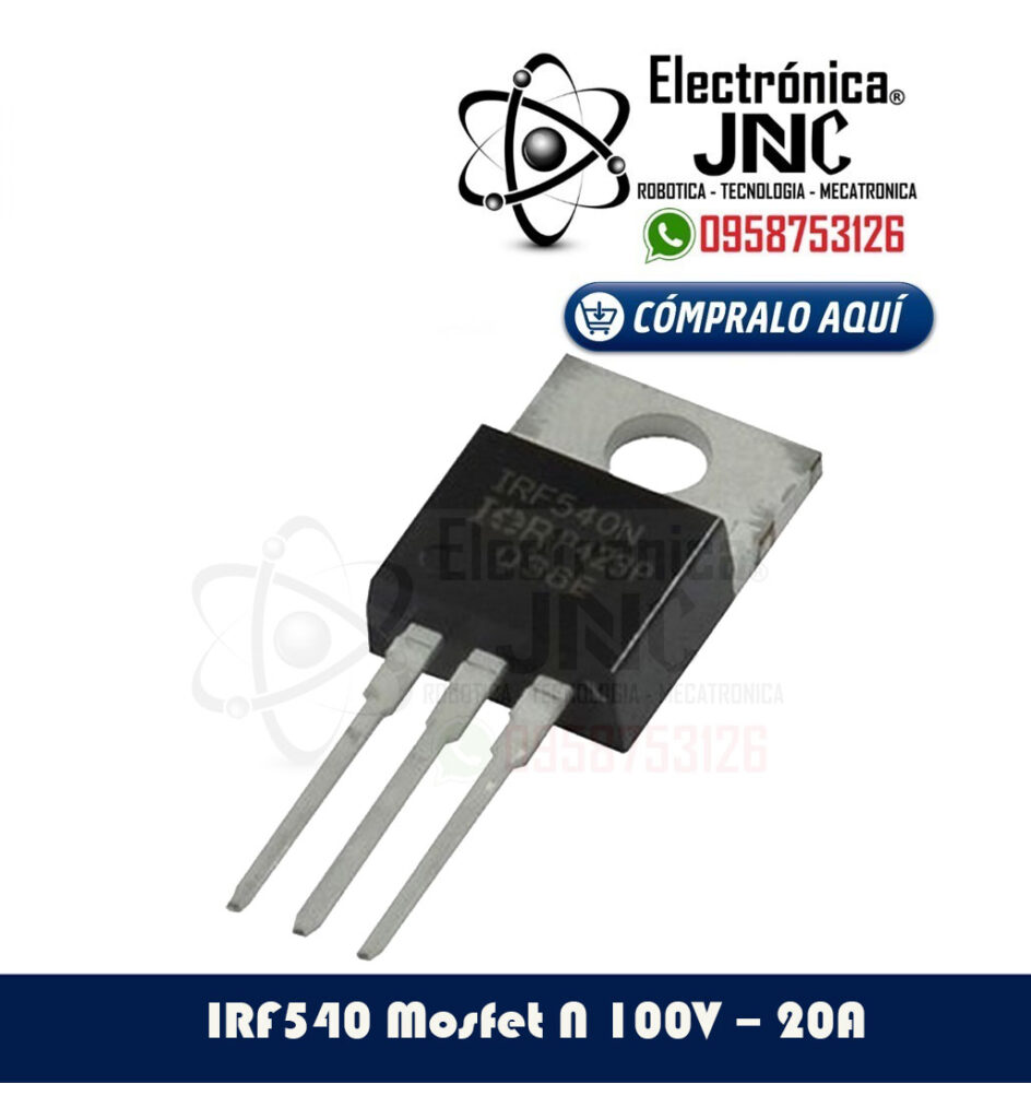 IRF540 Mosfet N 100V – 20A