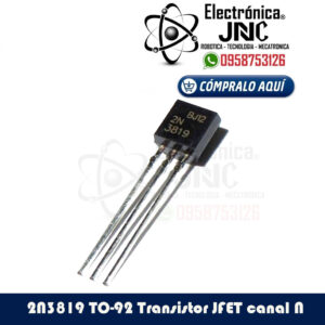 2N3819 TO-92 Transistor JFET canal N