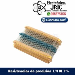 Resistencias de precisión 1/4 W 1% Varios Valores.