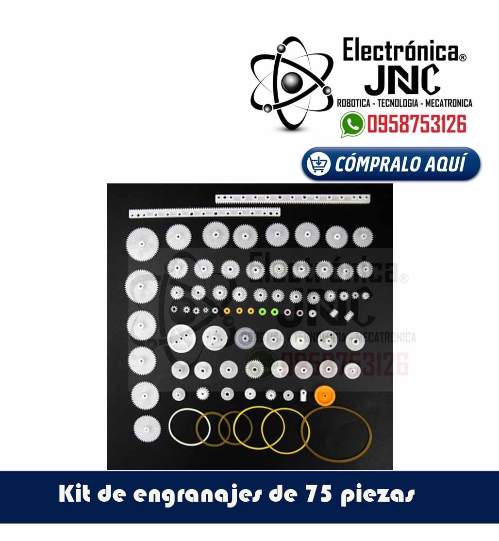 KIT ENGRANAJES 75 PIEZAS