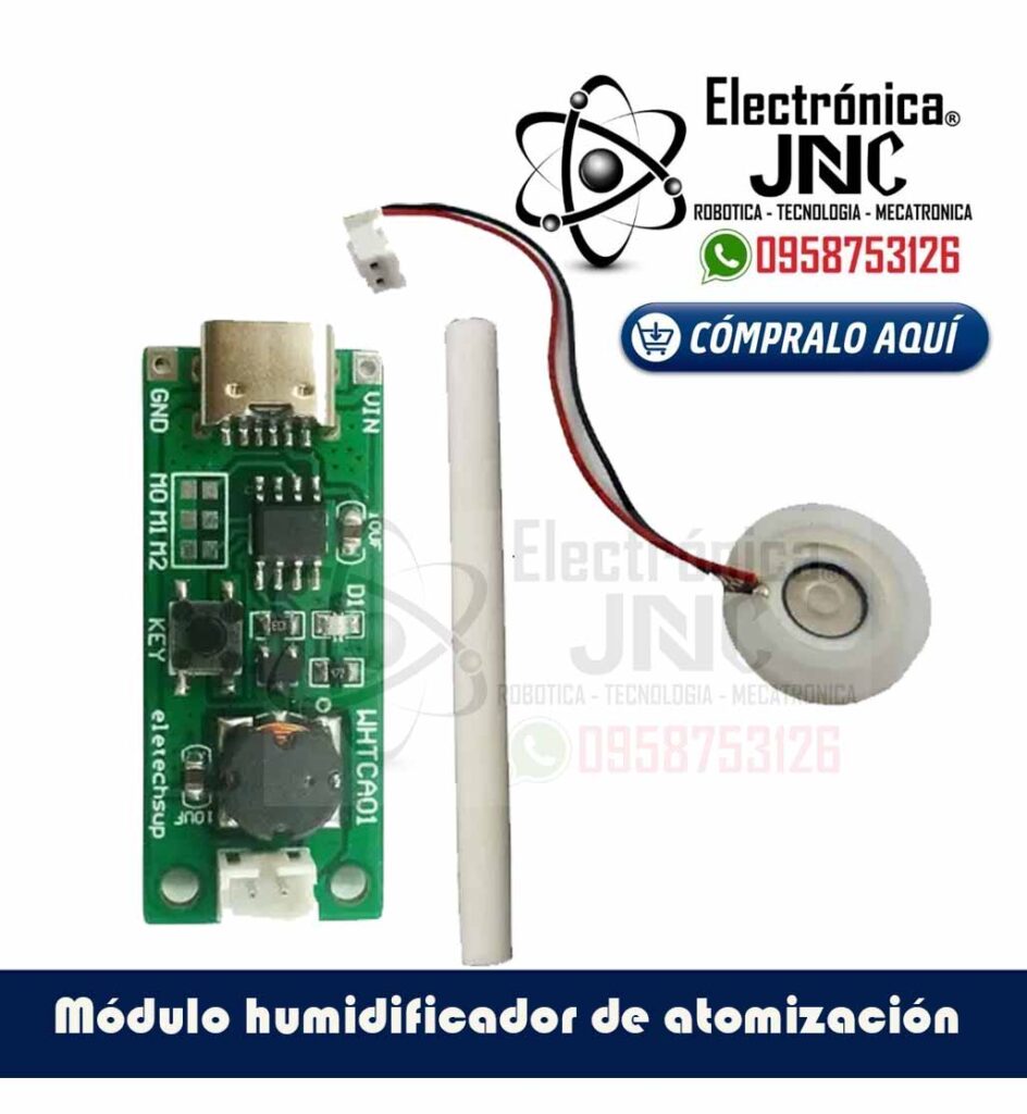 Módulo humidificador de atomización
