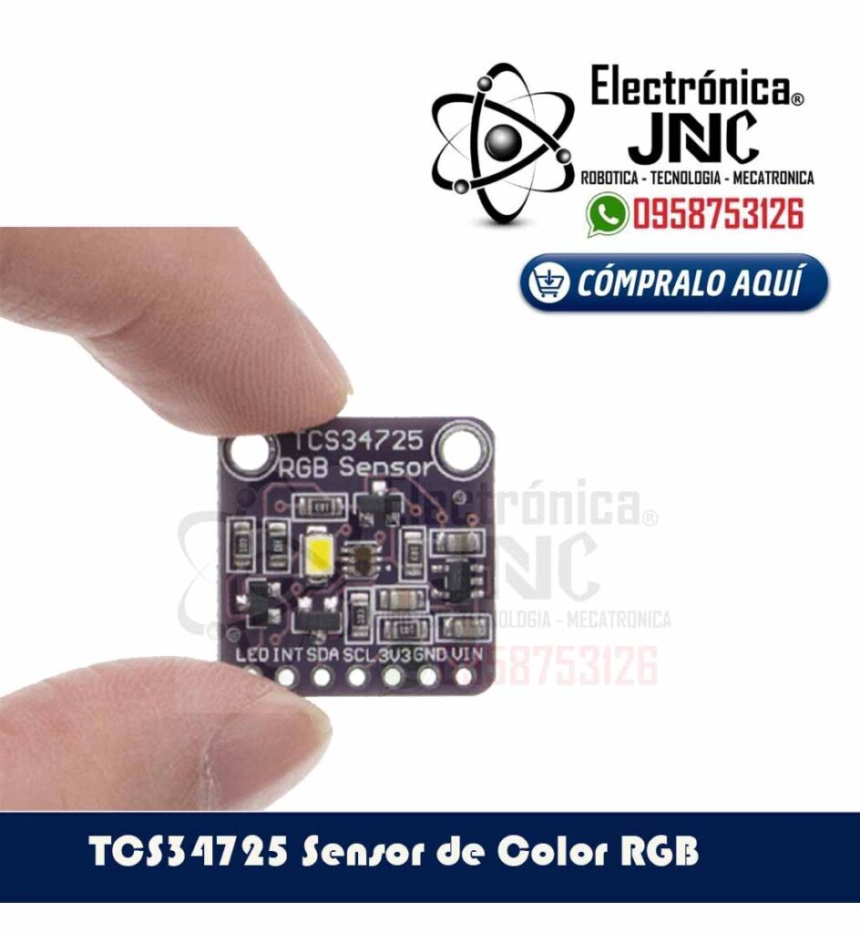 TCS34725 Sensor de Reconocimiento de Color RGB
